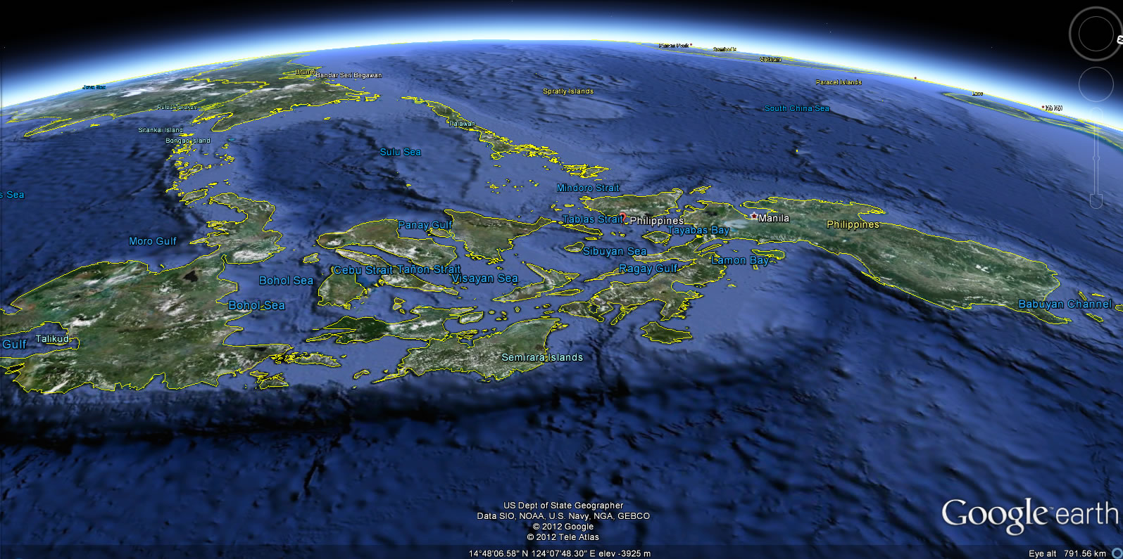Philippines terre carte